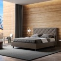 Łóżko dwuosobowe 160x190 ze schowkiem nowoczesny design Priya M Cechy