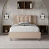 Łóżko 120x190 cm do sypialni ze schowkiem i zagłówkiem Annalisa P Stan Magazynowy