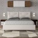 Podwójne łóżko 160x190 cm ze schowkiem i zagłówkiem Appia M Cena