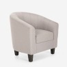 Fotel w nowoczesnym stylu do salonu biura lub poczekalni Seashell Class Wybór