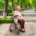 Składany chodzik z siedziskiem dla osób starszych i niepełnosprawnych Hazel Sprzedaż