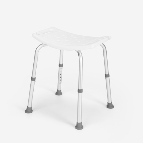 Regulowany antypoślizgowy stołek łazienkowy dla osób niepełnosprawnych Willow Promocja