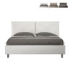 Podwójne łóżko 160x200 cm ze schowkiem i zagłówkiem Appia M1 Środki