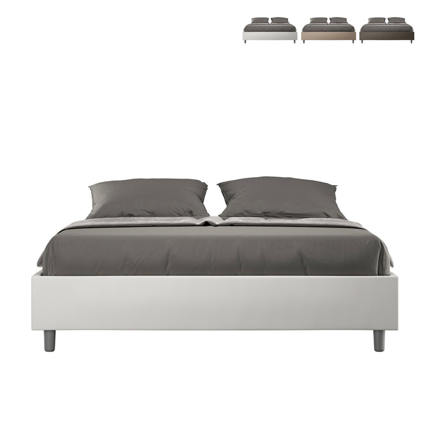 Podwójne łóżko 160x190 cm ze schowkiem sommier nowoczesne Azelia M Katalog Podwójne łóżko 160x190 cm ze schowkiem sommier nowoczesne Azelia M Katalog