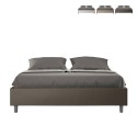 Podwójne łóżko 160x200 cm ze schowkiem sommier nowoczesne Azelia M1 Katalog