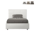 Łóżko 120x200 cm ze schowkiem nowoczesny design do sypialni Mika P1 Promocja