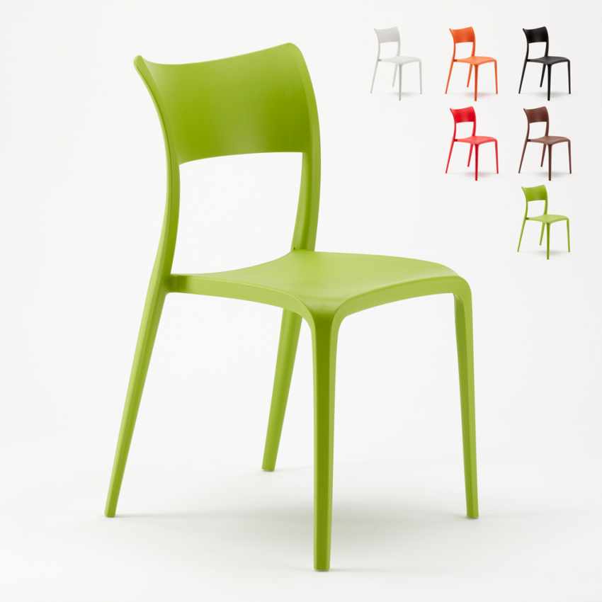 Krzesła z polipropylenu do kuchni, baru, restauracji i ogrodu Parisienne Promocja