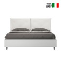 Podwójne łóżko 160x190cm ze schowkiem drewniane nowoczesne Egos Appia Oferta