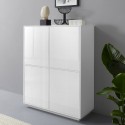 Kredens mobilny nowoczesny salon biały design 100x40cm Judy Promocja