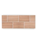 Komoda do salonu 200cm biała drewno nowoczesny design Lopar Wood Sprzedaż