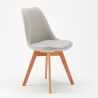 krzesło materiałowe z poduszką Tulipan nordica plus Oferta