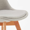 krzesło materiałowe z poduszką Tulipan nordica plus Rabaty