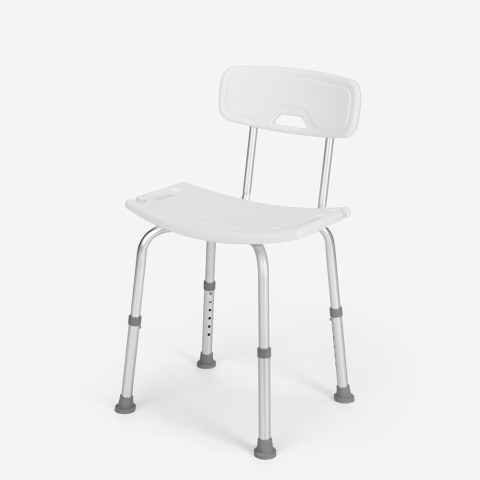 Krzesło prysznicowe dla niepełnosprawnych z regulacją wysokości Dahlia Promocja