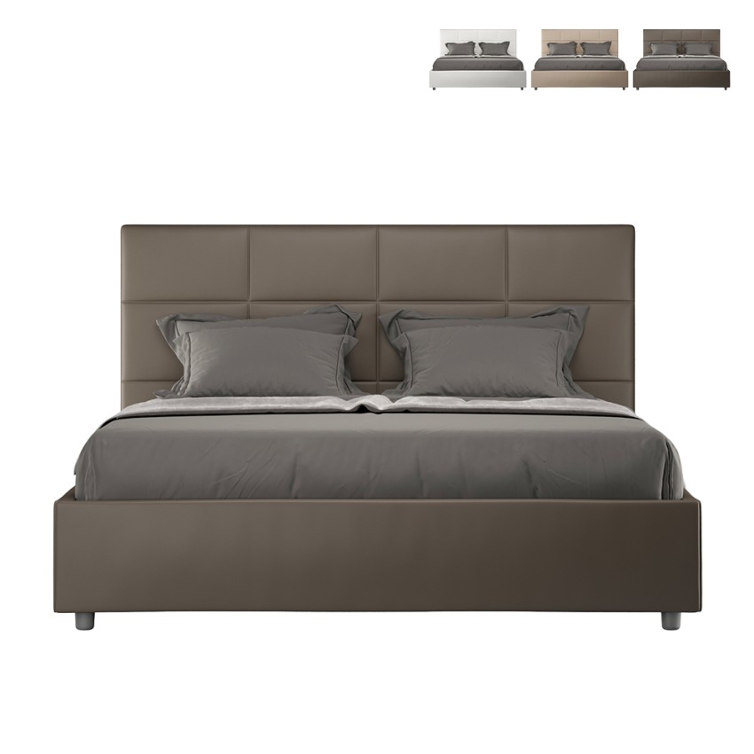 Podwójne łóżko 160x200 cm ze schowkiem nowoczesna sypialnia Mika M1 Katalog
