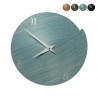 Magnetyczny okrągły drewniany zegar ścienny nowoczesny Vulcano Numbers Promocja