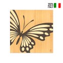 Intarsjowany obraz drewniany 75x75cm nowoczesny design Butterfly Stan Magazynowy