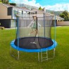 Elastyczna trampolina ogrodowa 185cm z siatką zabezpieczającą Kanguroo S Sprzedaż