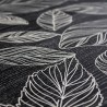 Dekoracyjny obraz drewniany 75x75cm nowoczesny wzór liści Leaves 