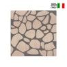 Inkrustowany drewniany obraz 75x75cm naturalny dekoracyjny Stones Stan Magazynowy