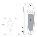 Pompowana deska SUP Stand Up Paddle dla dorosłych 10'6 320cm Origami Pro 
