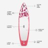 Nadmuchiwana deska SUP Touring Stand Up Paddle dla dorosłych 12'0 366 cm Origami Pro XL Katalog