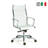 Ergonomiczne krzesło biurowe z białej przewiewnej siatki Stylo HWT Sprzedaż