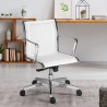Białe ergonomiczne krzesło biurowe o oddychającej siatce Stylo LWT Promocja