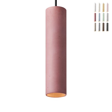 Lampa wisząca cylindryczna 28 cm projekt kuchni restauracja Cromia