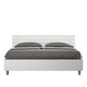 Podwójne łóżko z pojemnikiem 160x190cm białe drewno Ankel Nod Sprzedaż