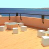 Cube kwadratowy stolik pufa salon ogród taras bar Icekub Promocja