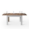 Stół rozkładany 90x120-180cm z drewna orzechowego białego Bibi Mix BN Oferta