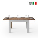 Stół rozkładany 90x120-180cm z drewna orzechowego białego Bibi Mix BN Sprzedaż