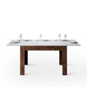 Stół rozkładany 90x120-180cm z drewna orzechowego białego Bibi Mix NB Oferta