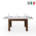 Stół rozkładany 90x120-180cm z drewna orzechowego białego Bibi Mix NB Sprzedaż