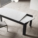 Stół rozkładany 90x160-220cm biały szary Bibi Mix AB Sprzedaż