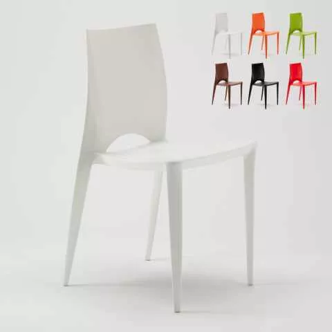Zestaw 20 krzeseł multicolor Modern Design Promocja