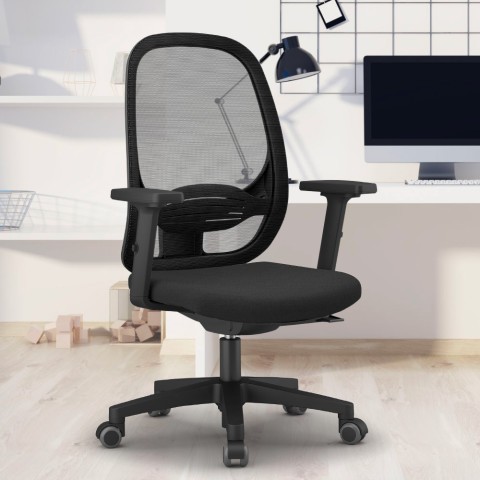 Krzesło biurowe inteligentnie pracująca, ergonomiczna, oddychająca siatka Easy