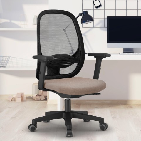 Ergonomiczny fotel biurowy Smartworking z oddychającą siatką Easy T