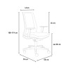 Szare ergonomiczne krzesło biurowe z oddychającą siatką Blow g Katalog
