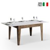 Stół rozkładany 90x120-180cm z drewna orzechowego białego Cico Mix NB Sprzedaż