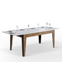 Stół rozkładany 90x160-220cm z białego drewna orzechowego Cico Mix NB Oferta