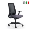 Szare ergonomiczne krzesło biurowe z oddychającą siatką Blow g Sprzedaż