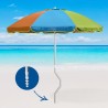 Aluminowy parasol plażowy GiraFacile 200 Cm z warstwą ochronną UV Afrodite 