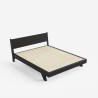 Podwójne łóżko 160x200cm nowoczesny design z poduszkami Rust King Oferta