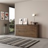 Łóżko pojedyncze składane poziome 85x185cm drewniane Kando NC Rabaty