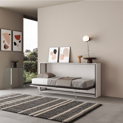 Łóżko pojedyncze składane z materacem 85x185cm Kando MBF Promocja