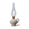 Lampa stołowa szkło i ceramika klasyczny design vintage Pompei TA Oferta