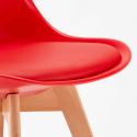 zestaw 20 krzeseł z materiałową poduszką Goblet nordica 