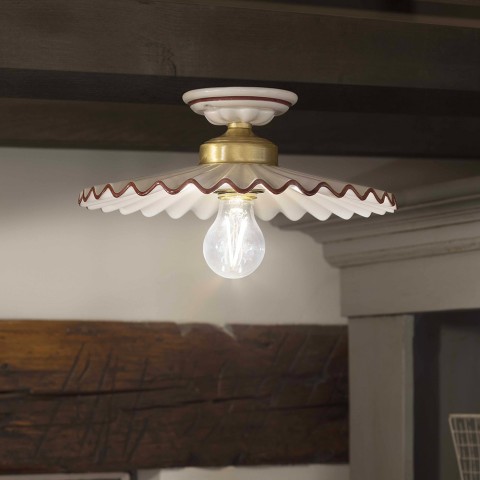 Lampa sufitowa klasyczny design ceramiczna lampa L’Aquila PL-B