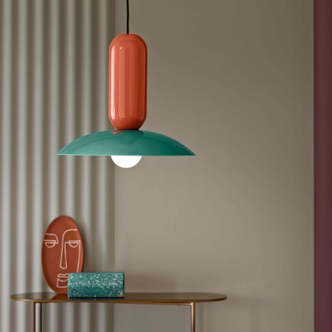 Retro design lampa vintage ręcznie malowana ceramiczna Pau SO Promocja